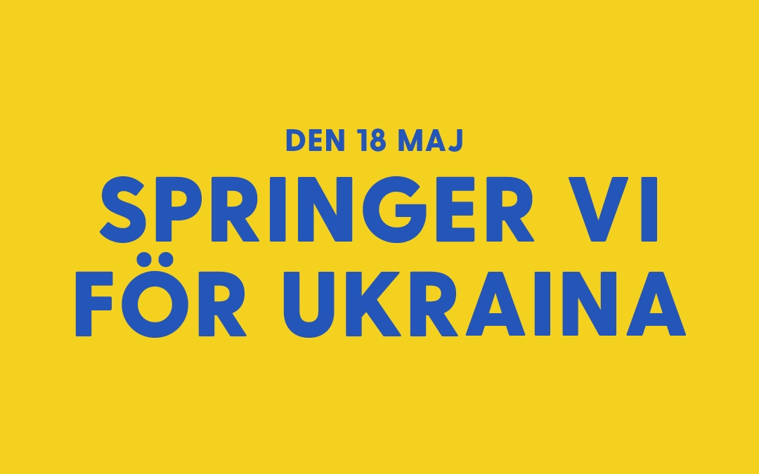 Vi springer för Ukraina 